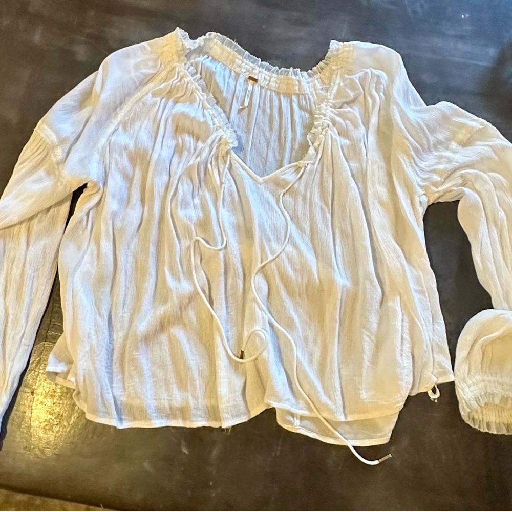 Free People white Women's Top